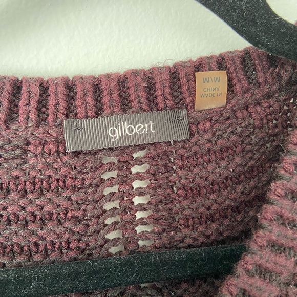 Women’s Purple Mendocino Knit Sweater, Medium - Picture 2 of 2